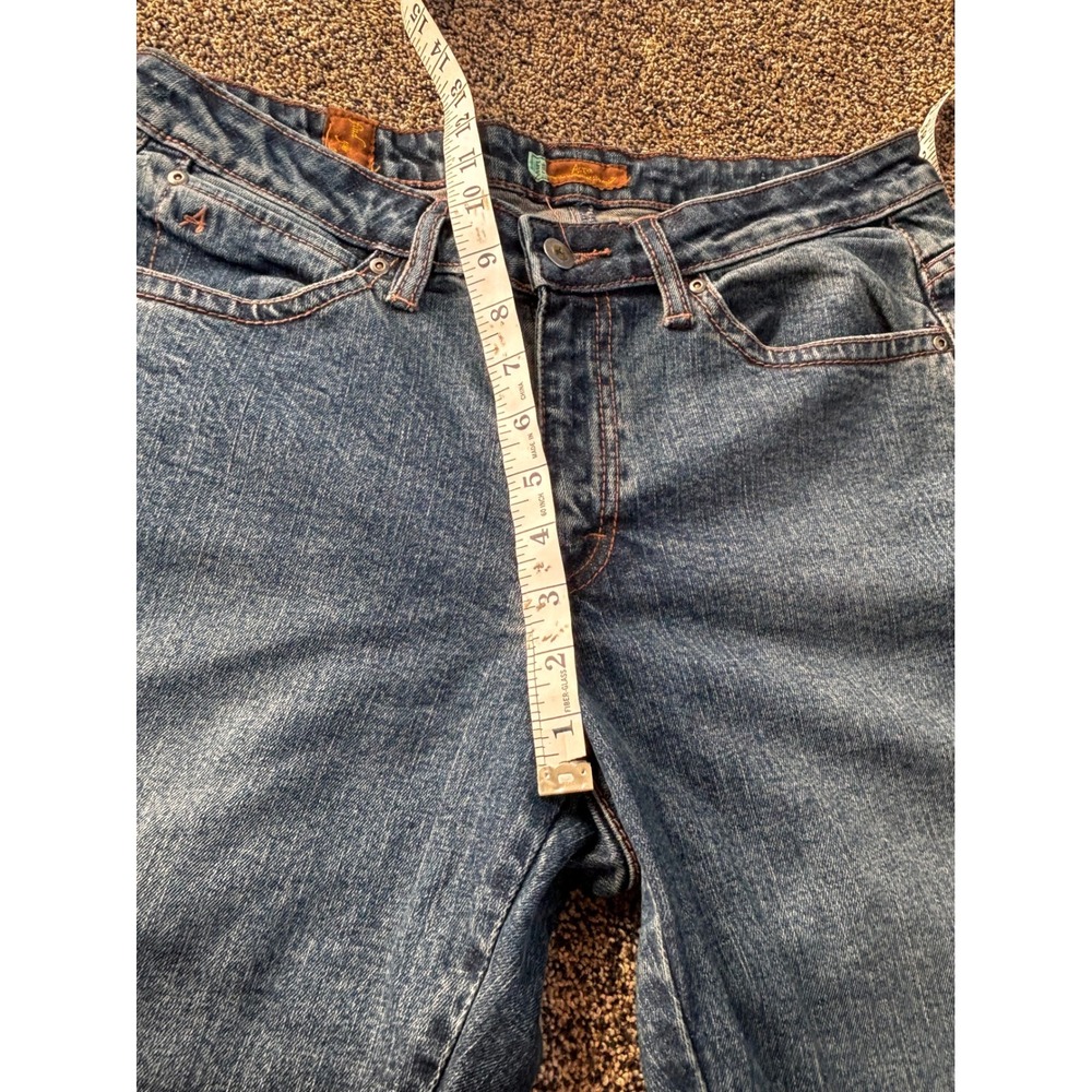 Aura WRANGLER Bootcut vintage Jeans Dark Wash Denim Pockets Women's 10Petite - Picture 11 of 14